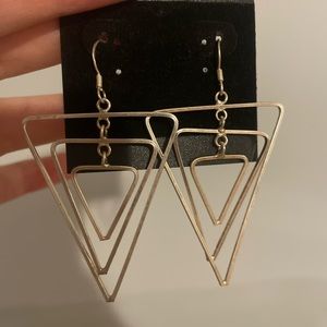 925 Sterling Silver Triangle Dangles